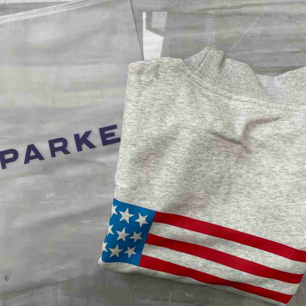Parke Stars & Stripes Mock Neck Sweatshirt - Picture 4 of 5